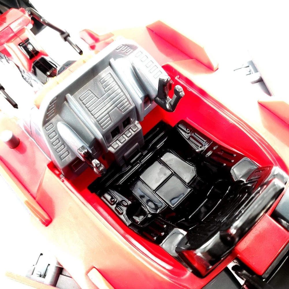 Power Rangers Lost Galaxy Red Galactic Speeder w/ Ranger Figure No Missiles - Picture 5 of 10